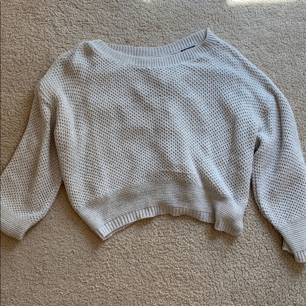 Grey Knit Sweater